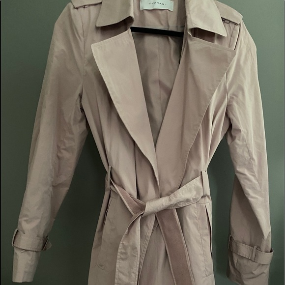 Tahari blush pink ladies spring  trench coat - Picture 1 of 2
